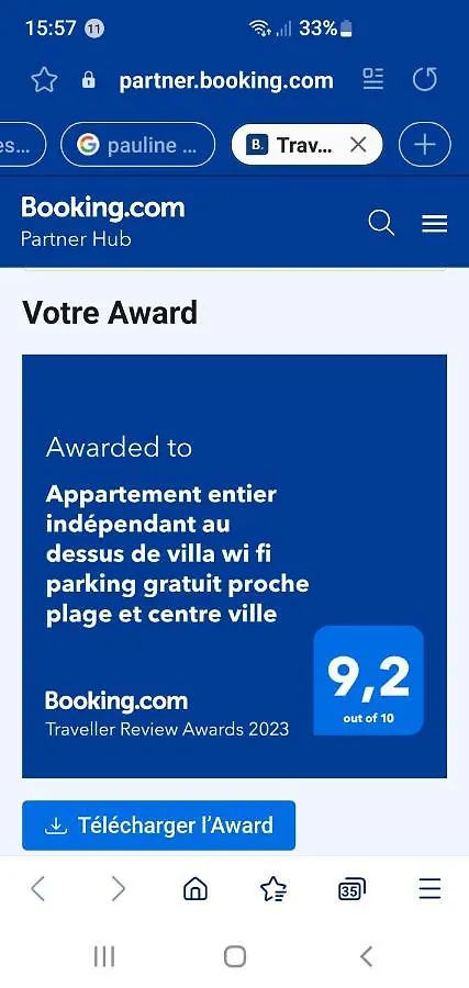 Villa Chaleureuse: Appartement Indépendant avec Wi-Fi et Parking Sanary-sur-Mer